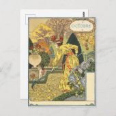 Eugène Grasset octobre Briefkaart (Voorkant / Achterkant)