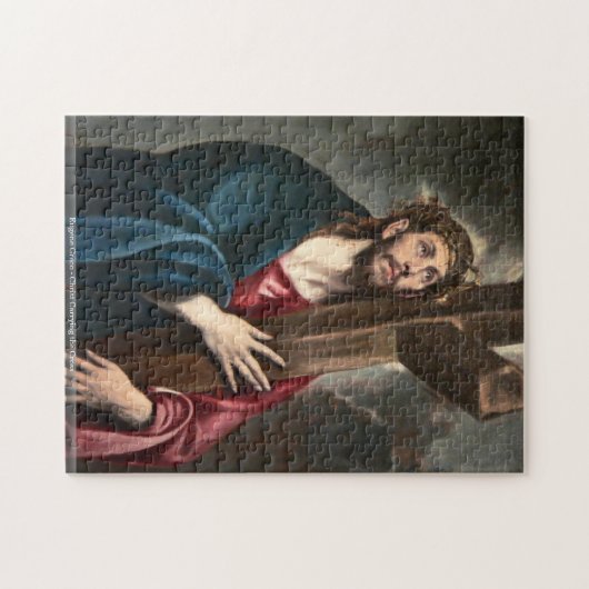 Eugene Greco - Christus draagt de kruispuzzel Legpuzzel (Horizontaal)