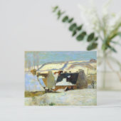 Eugène Henri Paul Gauguin - Breton Village in Snow Briefkaart (Staand voorkant)