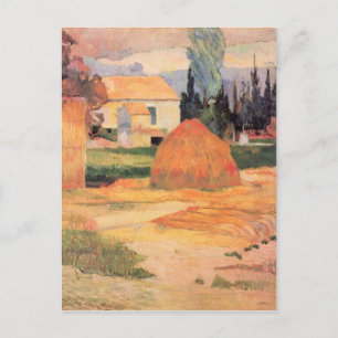 Eugène Henri Paul Gauguin - Farmhouses in Arles Briefkaart
