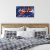 Eugène Henri Paul Gauguin - Fatata Te Miti Canvas Afdruk (Insitu (Slaapkamer))