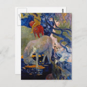 Eugène Henri Paul Gauguin - Het witte paard Briefkaart (Voorkant / Achterkant)