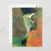 Eugène Henri Paul Gauguin - Hover Boven de Abyss Briefkaart (Voorkant / Achterkant)