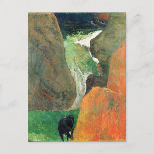 Eugène Henri Paul Gauguin - Hover Boven de Abyss Briefkaart (Voorkant)