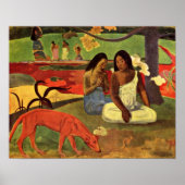 Eugene Henri Paul Gauguin - Joyfulness Poster (Voorkant)