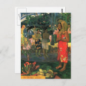 Eugène Henri Paul Gauguin - La Orana Briefkaart (Voorkant / Achterkant)