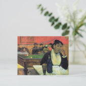 Eugène Henri Paul Gauguin - Madame Ginoux in Cafe Briefkaart (Staand voorkant)