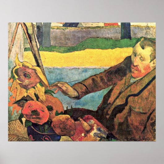 Eugene Henri Paul Gauguin - Van Gogh Painting Poster (Voorkant)