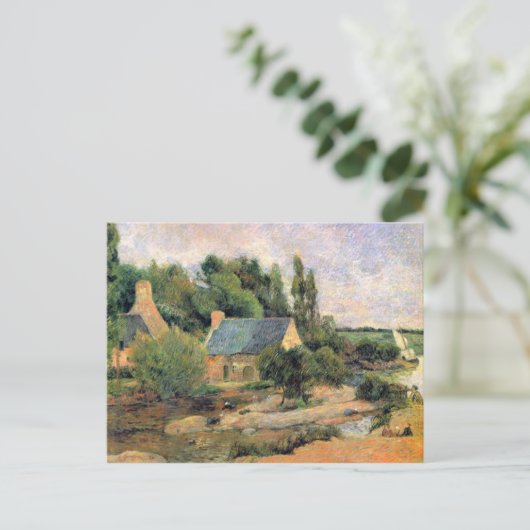 Eugène Henri Paul Gauguin - Vrouwen in Pont-Av Briefkaart (Staand voorkant)