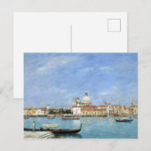 Eugène Louis Boudin Venetië, Santa Maria Briefkaart (Voorkant / Achterkant)