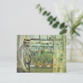 Eugene Manet op het eiland Wight, Berthe Morisot  Briefkaart (Staand voorkant)