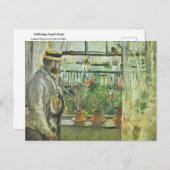 Eugene Manet op het eiland Wight, Berthe Morisot  Briefkaart (Voorkant / Achterkant)