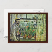 Eugène Manet op het eiland Wight Briefkaart (Voorkant / Achterkant)