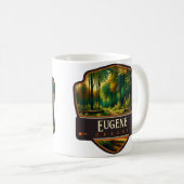 Eugene, Oregon | Antiek Koffiemok (Voorkant rechts)