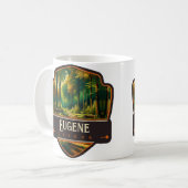 Eugene, Oregon | Antiek Koffiemok (Voorkant links)