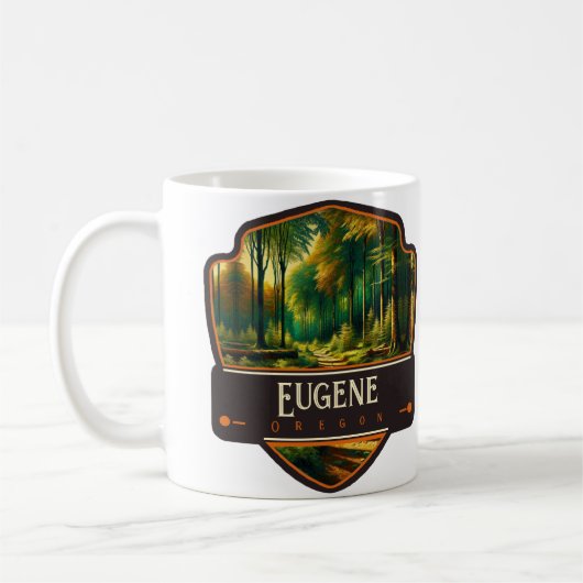 Eugene, Oregon | Antiek Koffiemok (Links)
