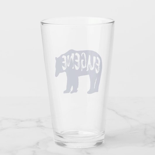 Eugene Oregon Beer Glas (Achterkant)