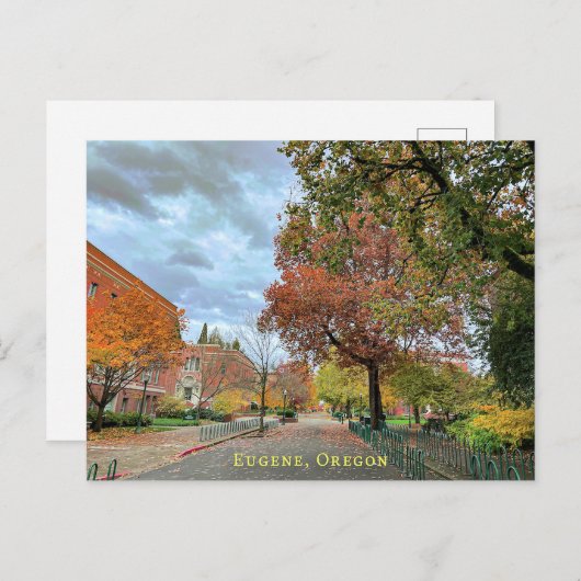 Eugene, Oregon Briefkaart (Voorkant / Achterkant)