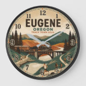 Eugene Oregon Grote Klok (Voorkant)