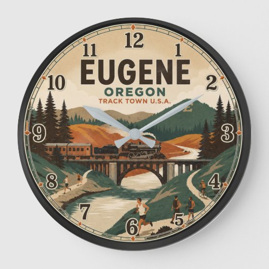 Eugene Oregon Grote Klok (Voorkant)