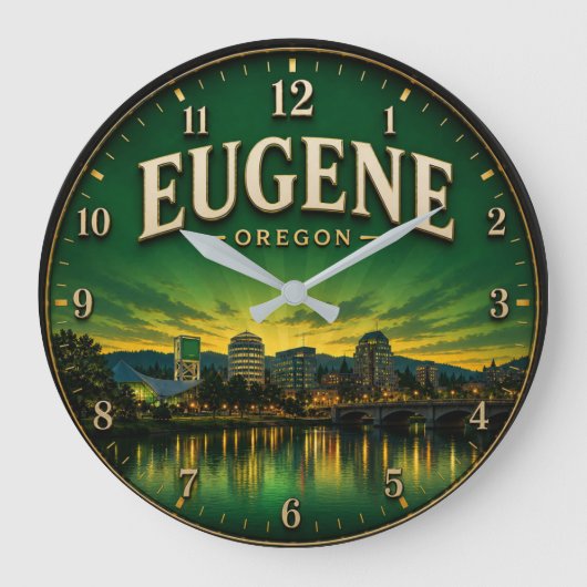 Eugene Oregon Grote Klok (Voorkant)