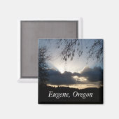Eugene, Oregon Magneet (Voorkant / Achterkant)