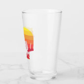 Eugene Oregon Rainbow Beer Glas (Links)