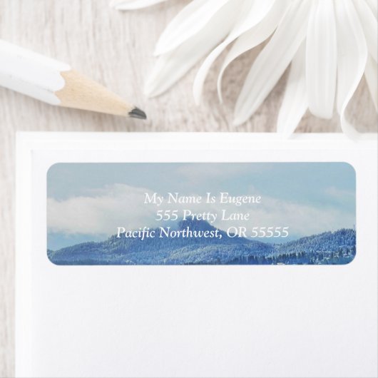 Eugene, Oregon  retouradreslabel Etiket (Insitu)