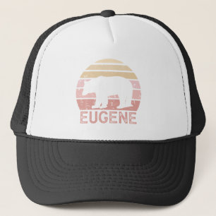 Eugene Oregon Retro Beer Trucker Pet