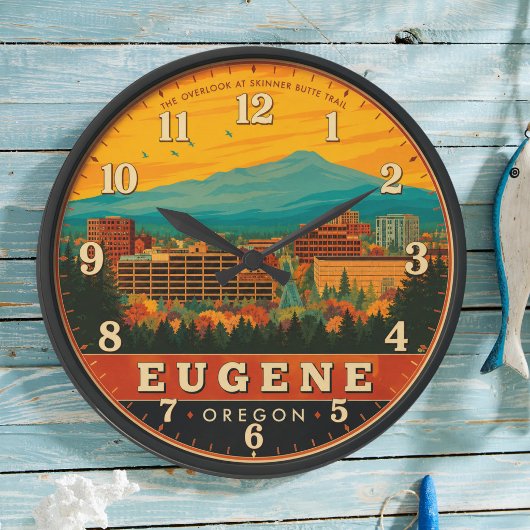 Eugene Oregon Skyline Skinner Butte Trail View Grote Klok