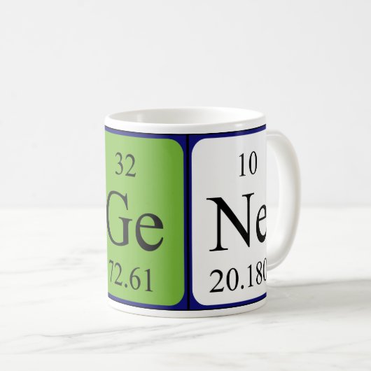 Eugene periodieke lijstnaam mok (Voorkant rechts)