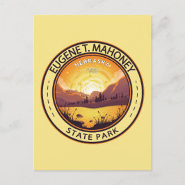 Eugene T. Mahoney State Park Nebraska Badge Briefkaart