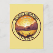 Eugene T. Mahoney State Park Nebraska Badge Briefkaart (Voorkant)