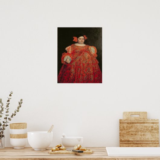 Eugenia Martinez Vallejo, La Monstrua (olie) Poster (Keuken)