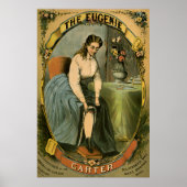 EUGENIE Garter Advertisement c. 1840 Poster (Voorkant)