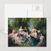 Eugenie Omringd door haar Dames in Waiting Briefkaart (Voorkant / Achterkant)