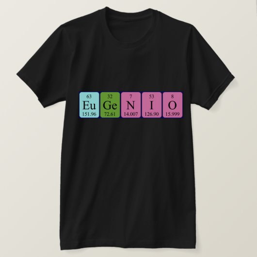 Eugenio periodiek shirt (Design voorkant)