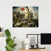 Eugne Delacroix Liberty Leading People Poster (Thuiskantoor)