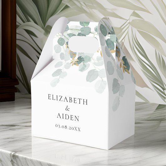 Eukalyptus Wedding Box    Bedankdoosjes