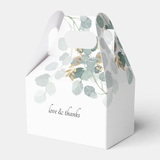 Eukalyptus Wedding Box Bedankdoosjes (Achterkant)