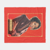 Eulalie Hicks Character Graphic Fleece Deken (Voorkant (Horizontaal))