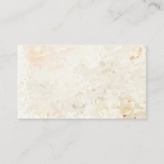 Eule im Regen Visitekaartje (Achterkant)