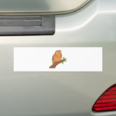 Eule Kauz Sägekauz Saw-whet owl Bumpersticker (Op auto)