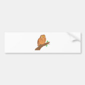 Eule Kauz Sägekauz Saw-whet owl Bumpersticker (Voorkant)