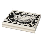 Eule mit Ornamenten Rubberstempel (Stempel)