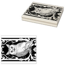 Eule mit Ornamenten