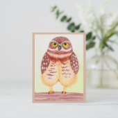 Eule Postkarte Briefkaart (Staand voorkant)