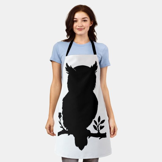 Eule - Scherenschnitt Schort (Gedragen)