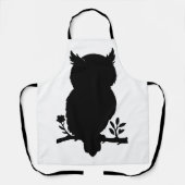 Eule - Scherenschnitt Schort (Voorkant)