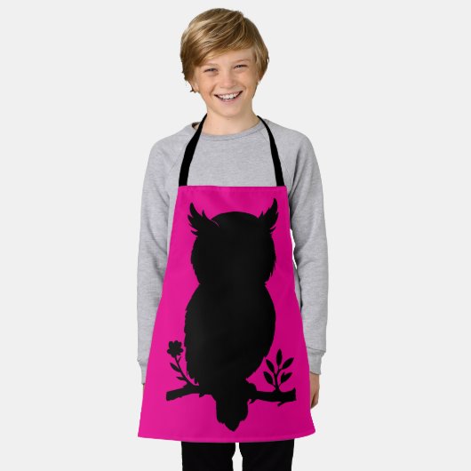 Eule - Scherenschnitt Schort (Gedragen)